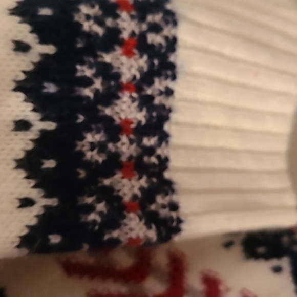 ST. JOHN'S BAY WOMENS PLUS SIZE RED, WHITE AND BLUE STRIPED 3X OPEN CARDIGAN - Picture 6 of 11